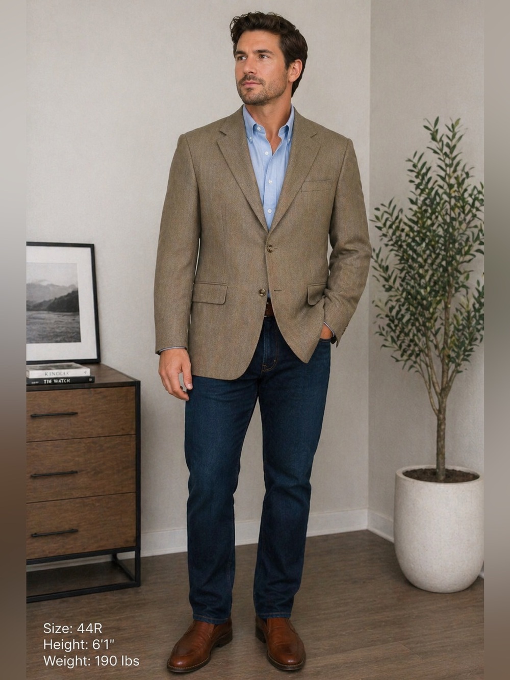Alan Flusser Brown Blazer